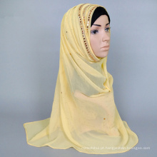 2017 venda quente muçulmano hijab cachecol moda Malásia preço barato mulheres à moda muçulmana hijab